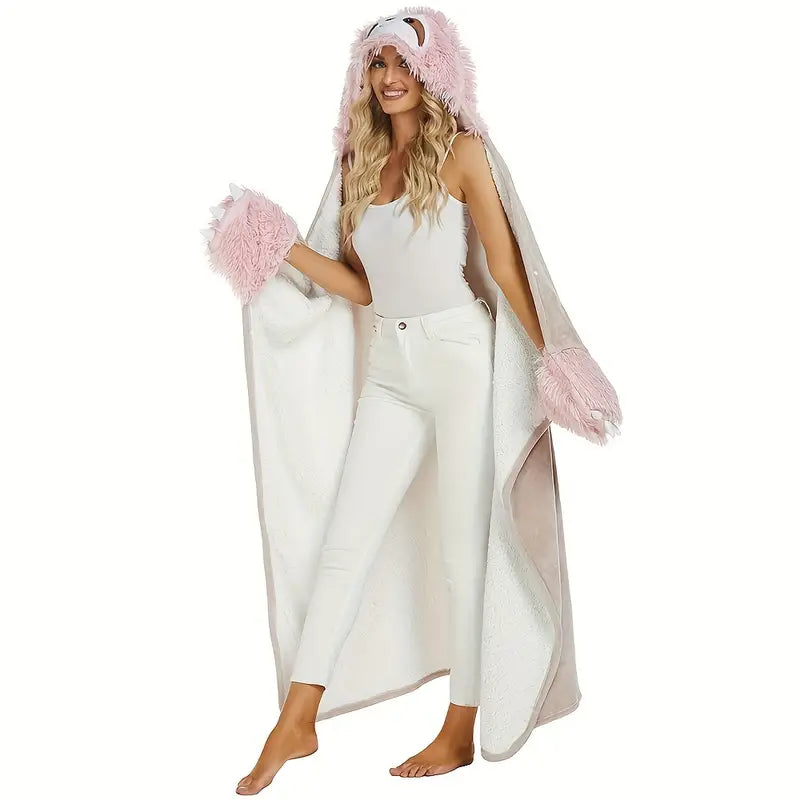 Cozy Wearable Sloth Blanket