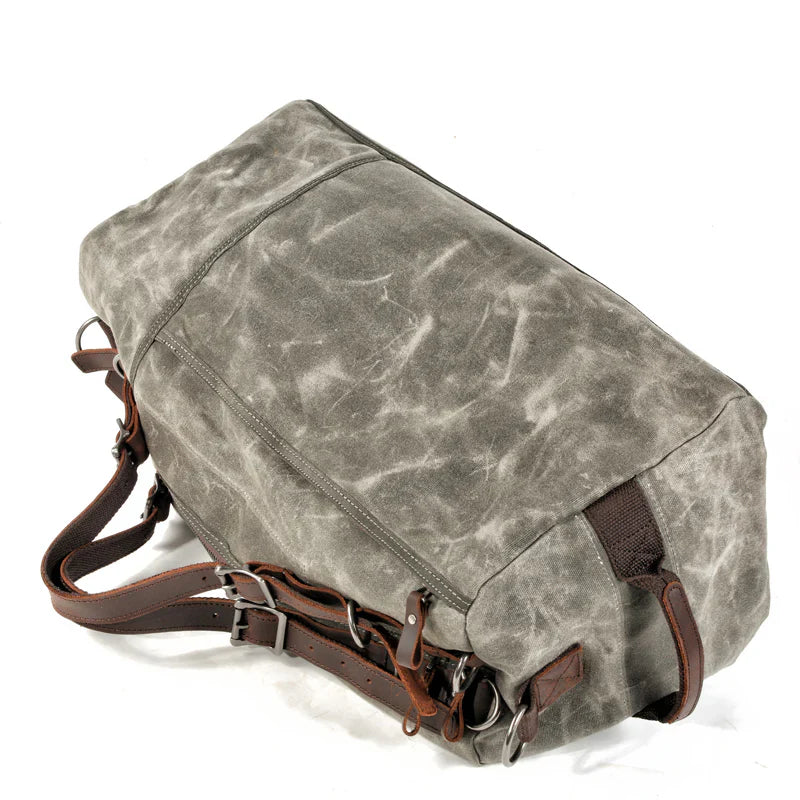 Waterproof Canvas Weekend Duffle Bag