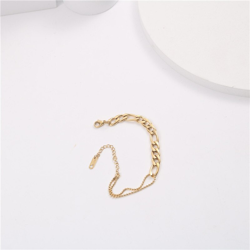 Adjustable Bracelet | 18K Vintage Gold Plated Stainless Steel, Hypoallergenic 3