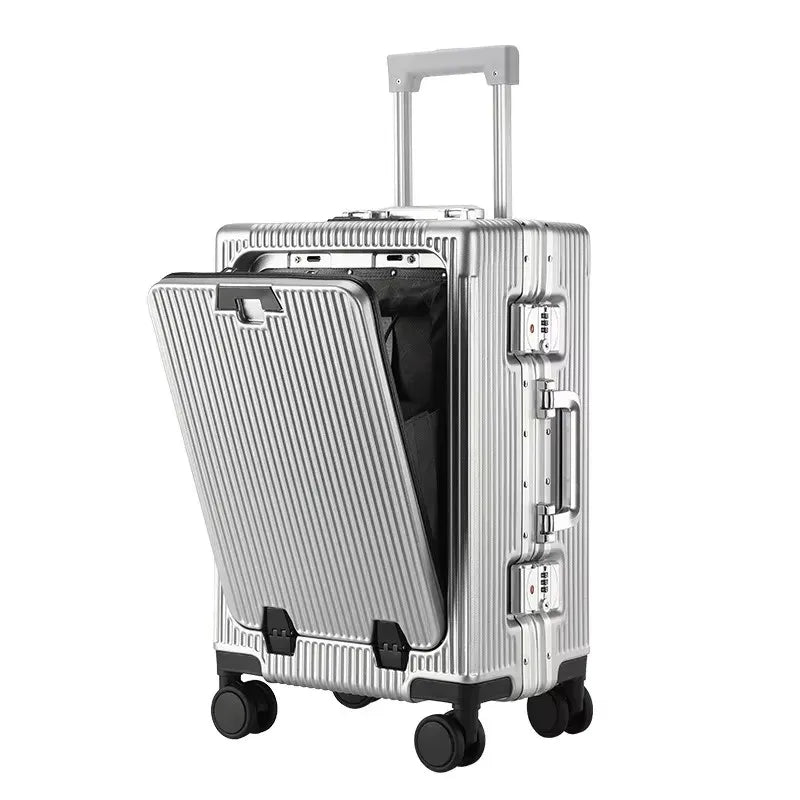 Aluminum Carry-On Suitcase | Durable Hardshell with USB Charging Port 1
