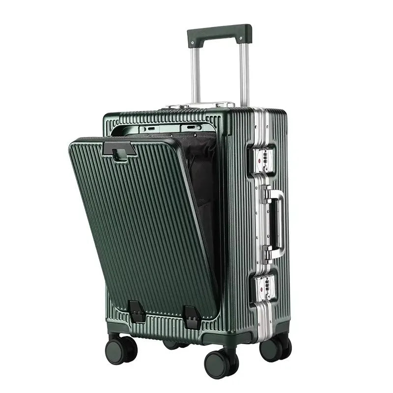Aluminum Carry-On Suitcase | Durable Hardshell with USB Charging Port 5
