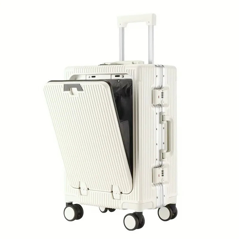 Aluminum Carry-On Suitcase | Durable Hardshell with USB Charging Port 6