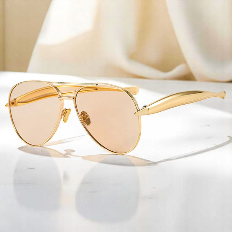 Aviator Sunglasses | UV 400 Polarized Lenses with Durable Metal Frames 3