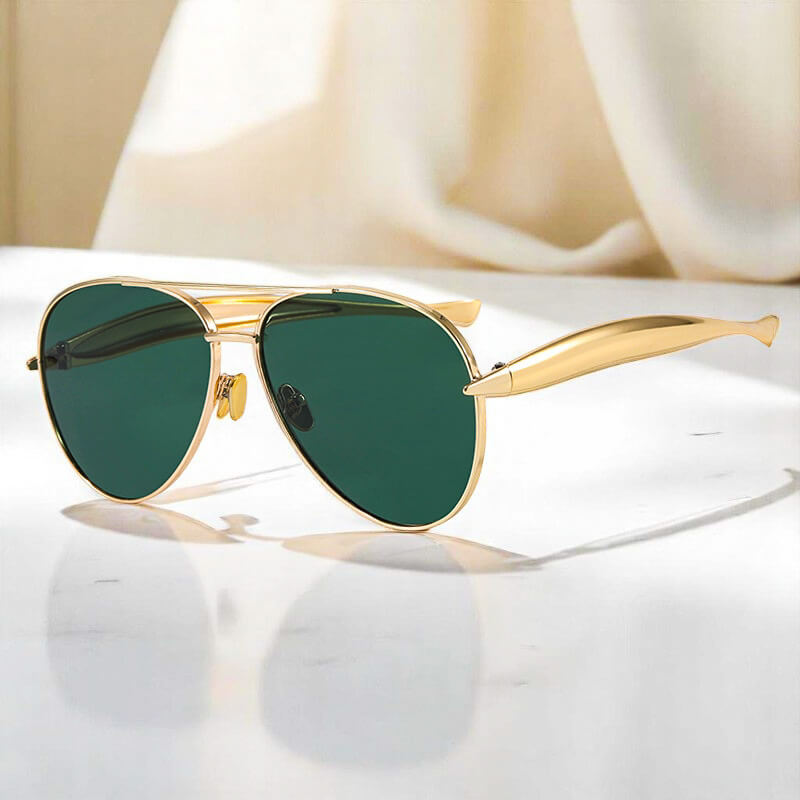 Aviator Sunglasses | UV 400 Polarized Lenses with Durable Metal Frames 4