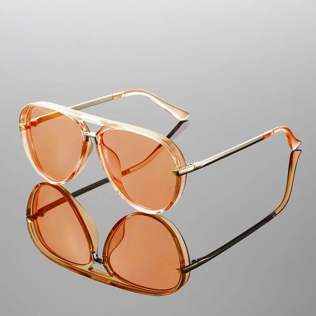 Aviator Sunglasses | Ultra-Lightweight Polished Frame with UV400 Protection 4