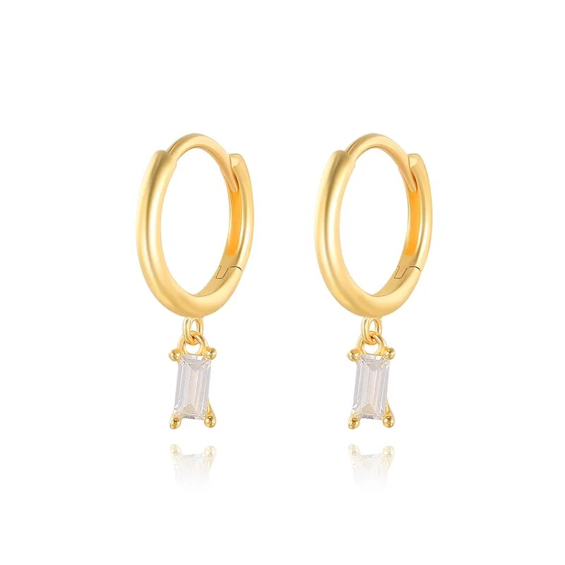 Bohemian Hoop Earrings | S925 Sterling Silver with Colorful Accents 0