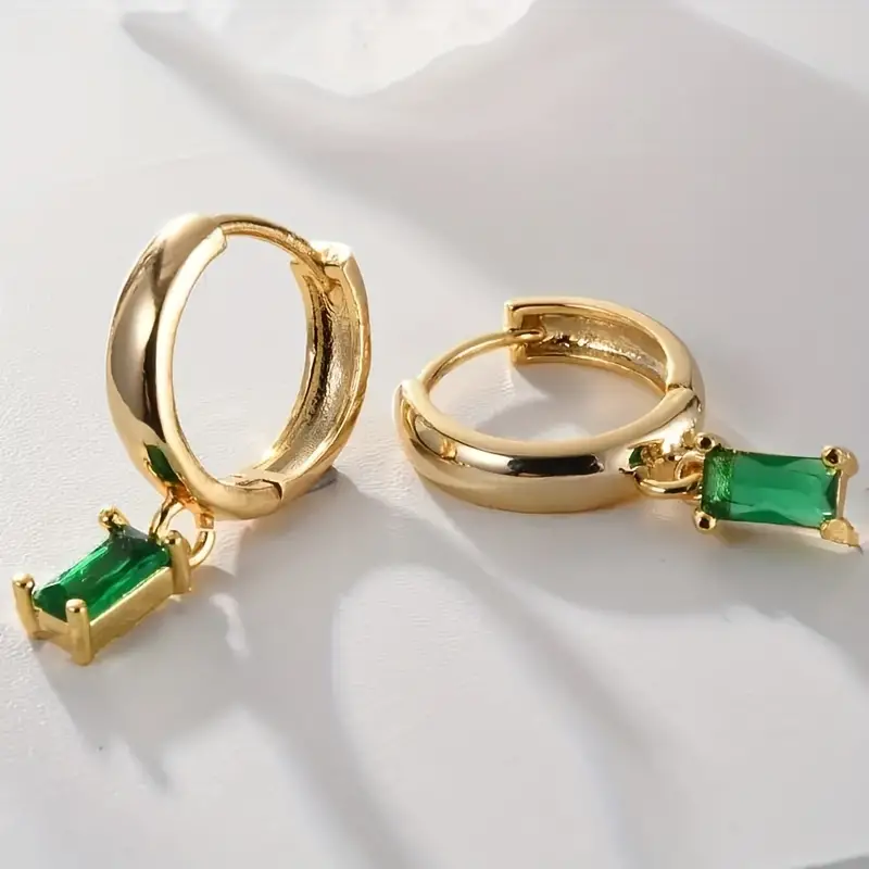 Bohemian Hoop Earrings | S925 Sterling Silver with Colorful Accents 3