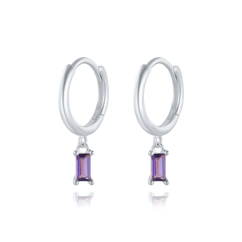 Bohemian Hoop Earrings | S925 Sterling Silver with Colorful Accents 9