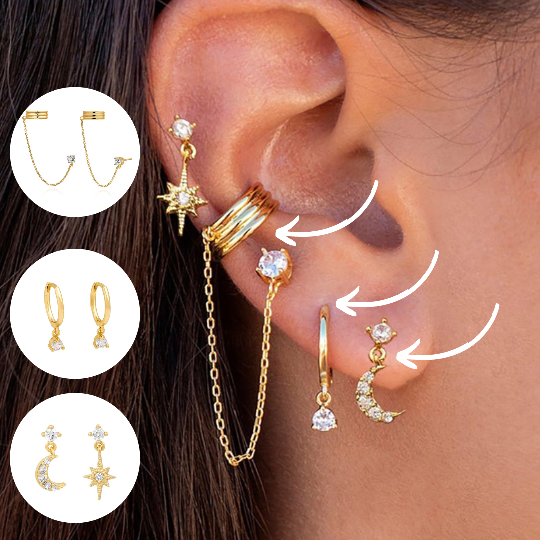 Boho Earring Set | Hypoallergenic Surgical Stainless Steel for All Occasions 0