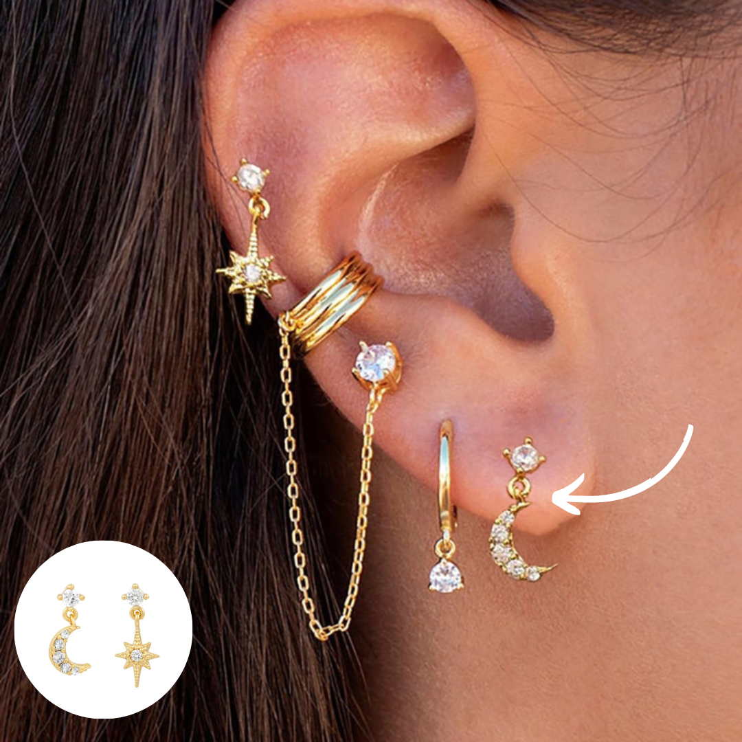 Boho Earring Set | Hypoallergenic Surgical Stainless Steel for All Occasions 4
