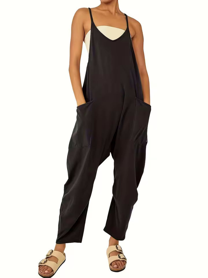 Casual Loose Cotton Jumpsuit 2