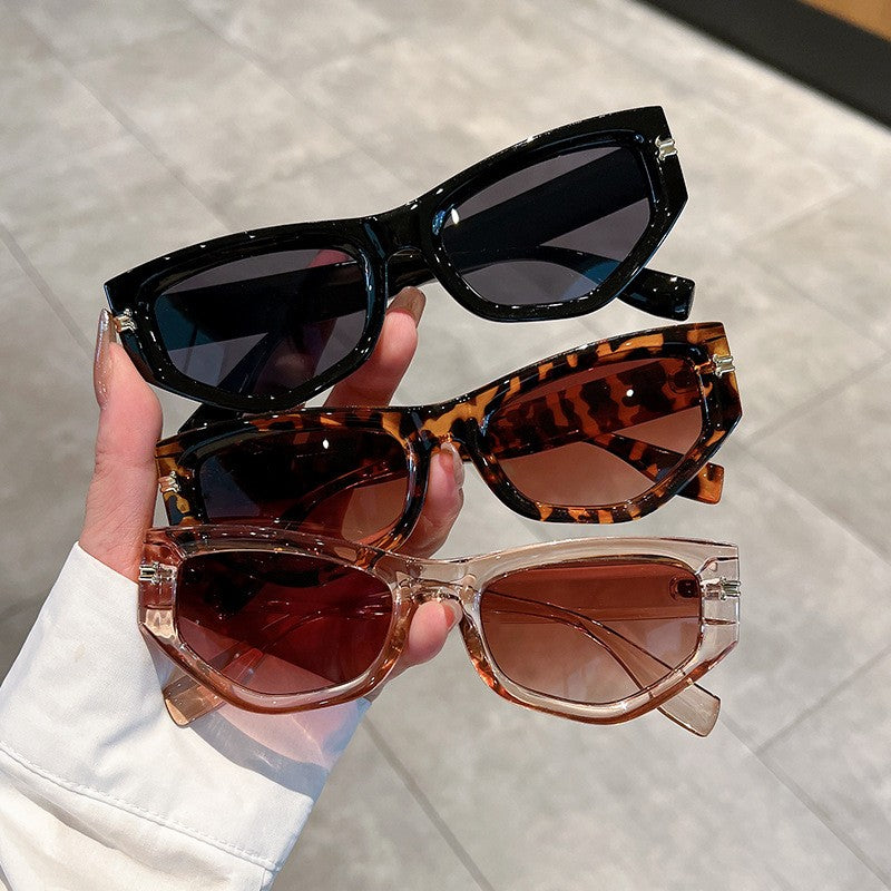 Chunky Rectangular Sunglasses | UV Protection with Lightweight Frame 2