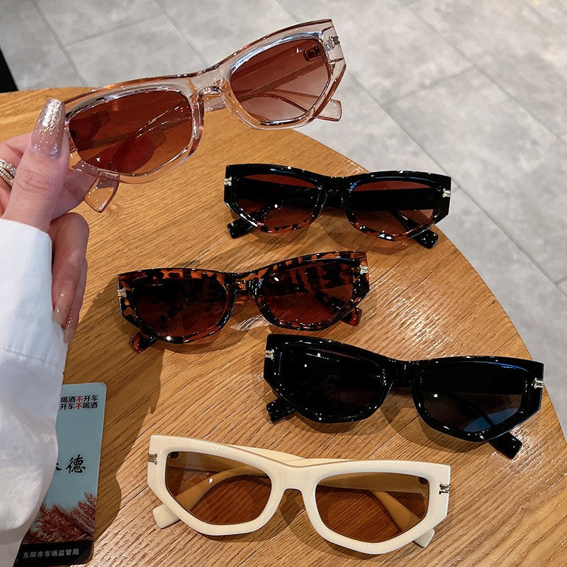 Chunky Rectangular Sunglasses | UV Protection with Lightweight Frame 5