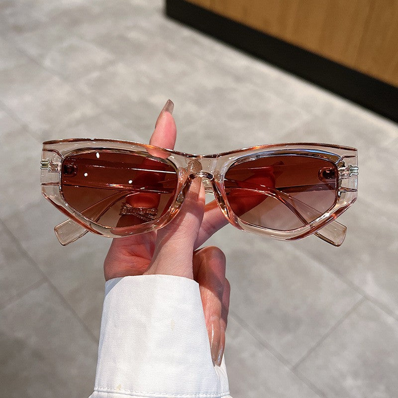 Chunky Rectangular Sunglasses | UV Protection with Lightweight Frame 8