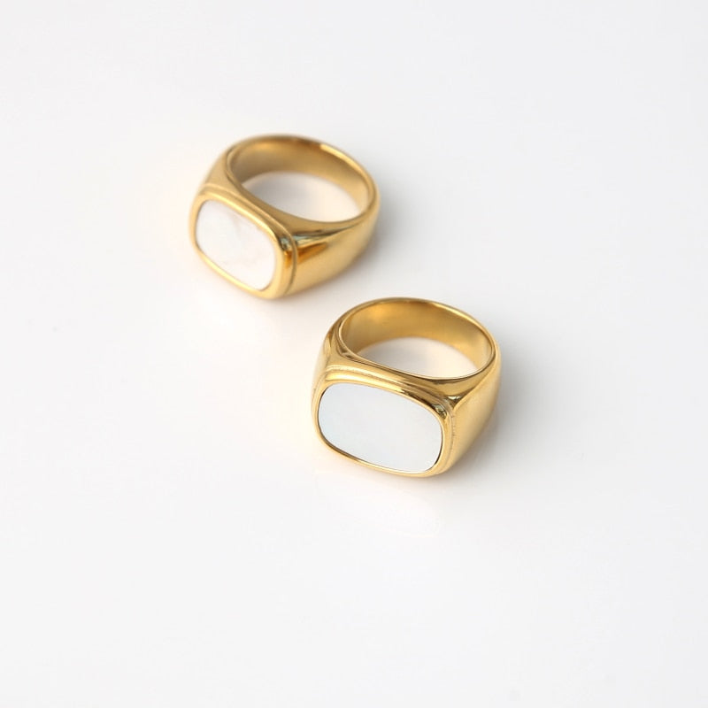 Dainty Opal Ring | 18K Stainless Steel, Tarnish Resistant 5