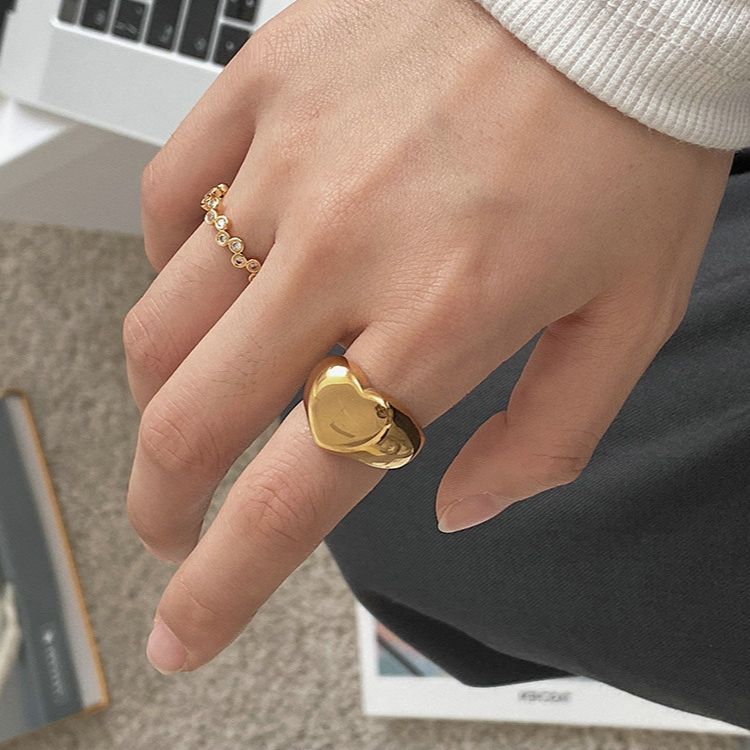 Dainty Stacking Ring | 18K Stainless Steel, Tarnish Resistant 2