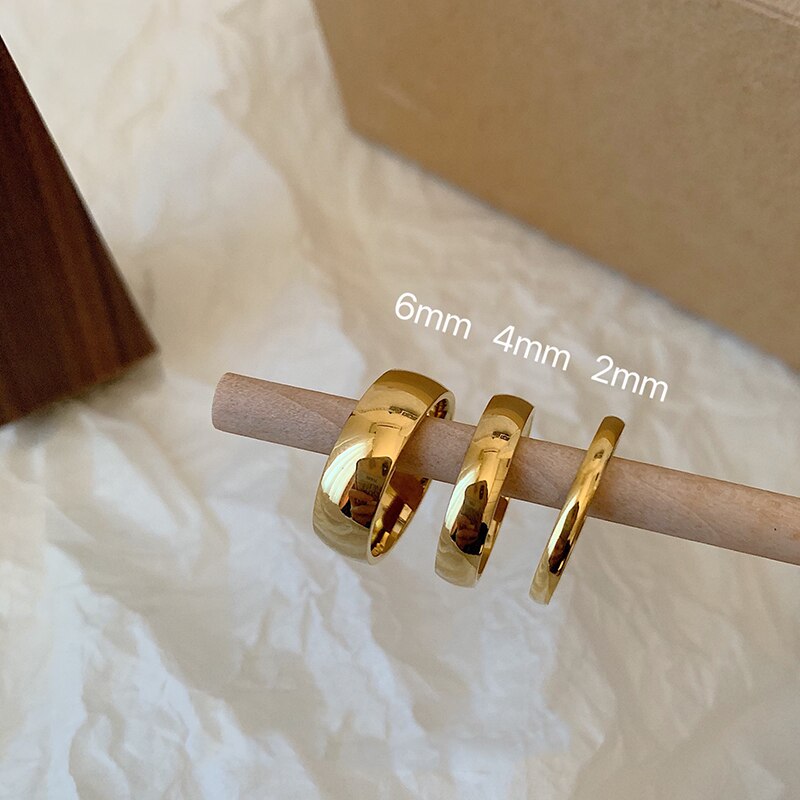 Dainty Stacking Ring | 18K Tarnish-Resistant Stainless Steel 3