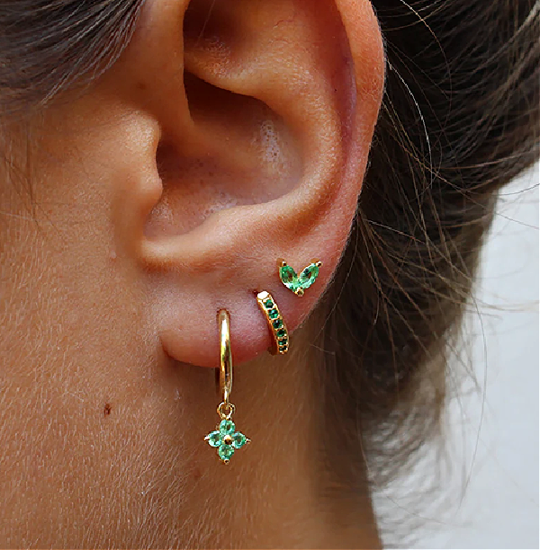 Earring Set | Hypoallergenic Surgical Stainless Steel with 3 Pairs 1