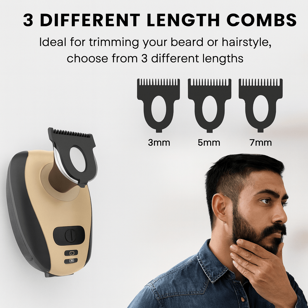 Electric Grooming Razor | 5-in-1 Versatile Shaving Solution with Skin-Friendly Blades 4