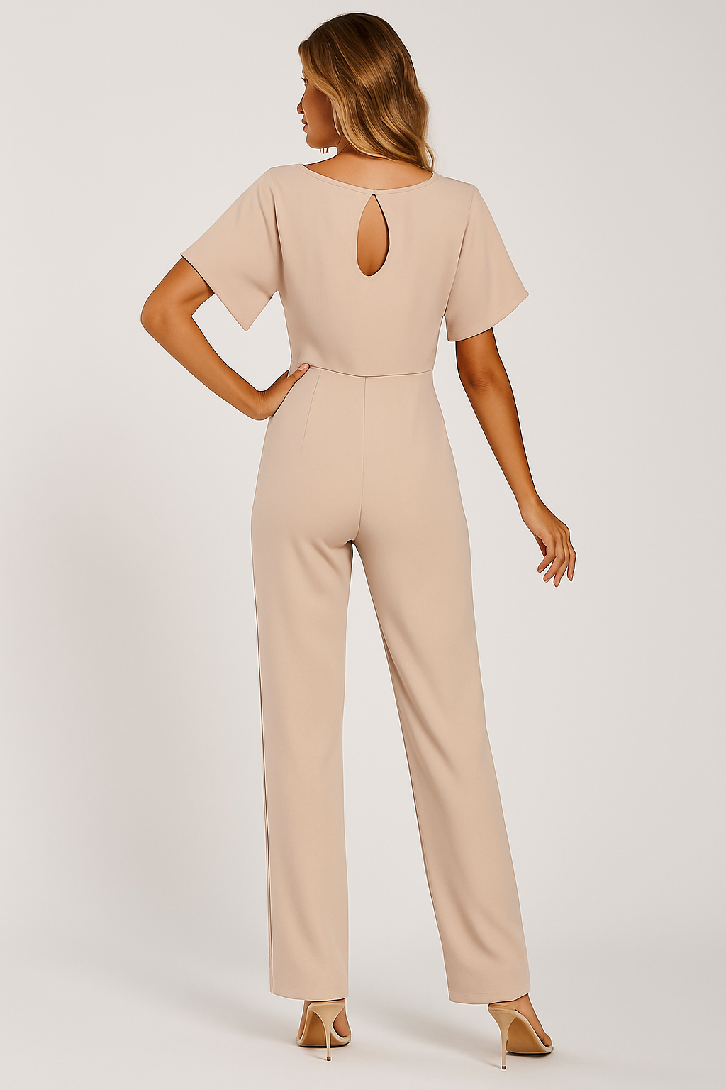 Elegant Jumpsuit for Women with Adjustable Belt | Flattering Fit for Day and Night 2
