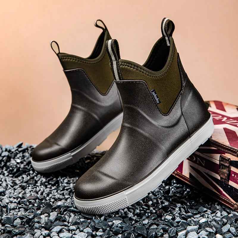 Flexible Waterproof Rubber Rain Boots | Stylish Outdoor Footwear 11