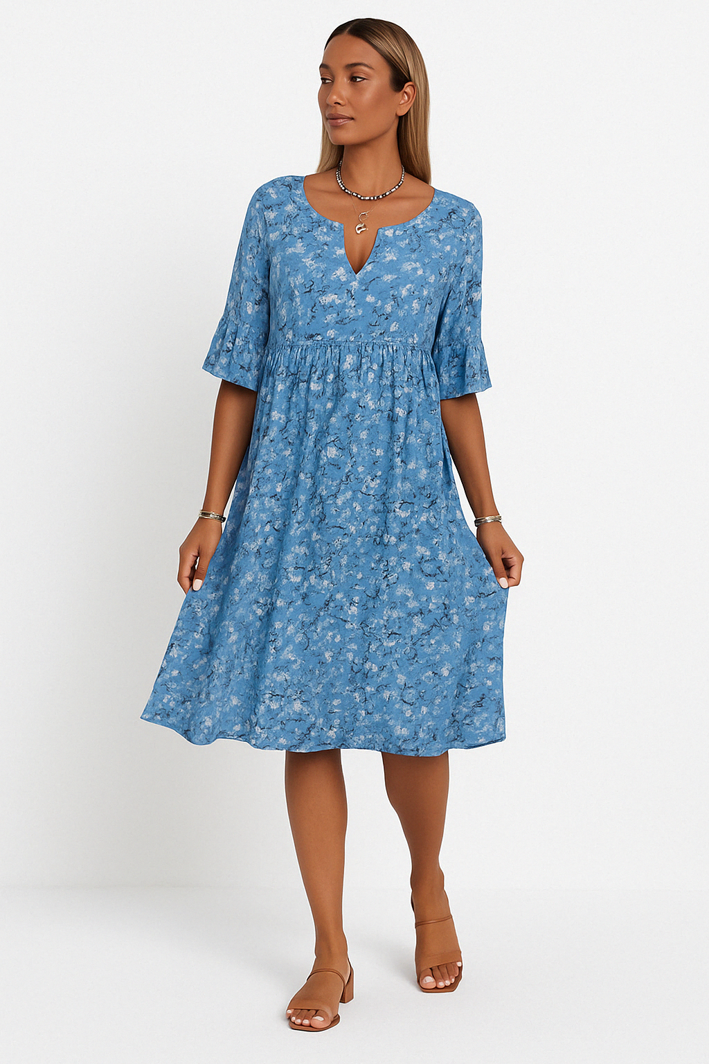 Floral Women's Dress | Elegant Flowing Design for Summer & Events 3