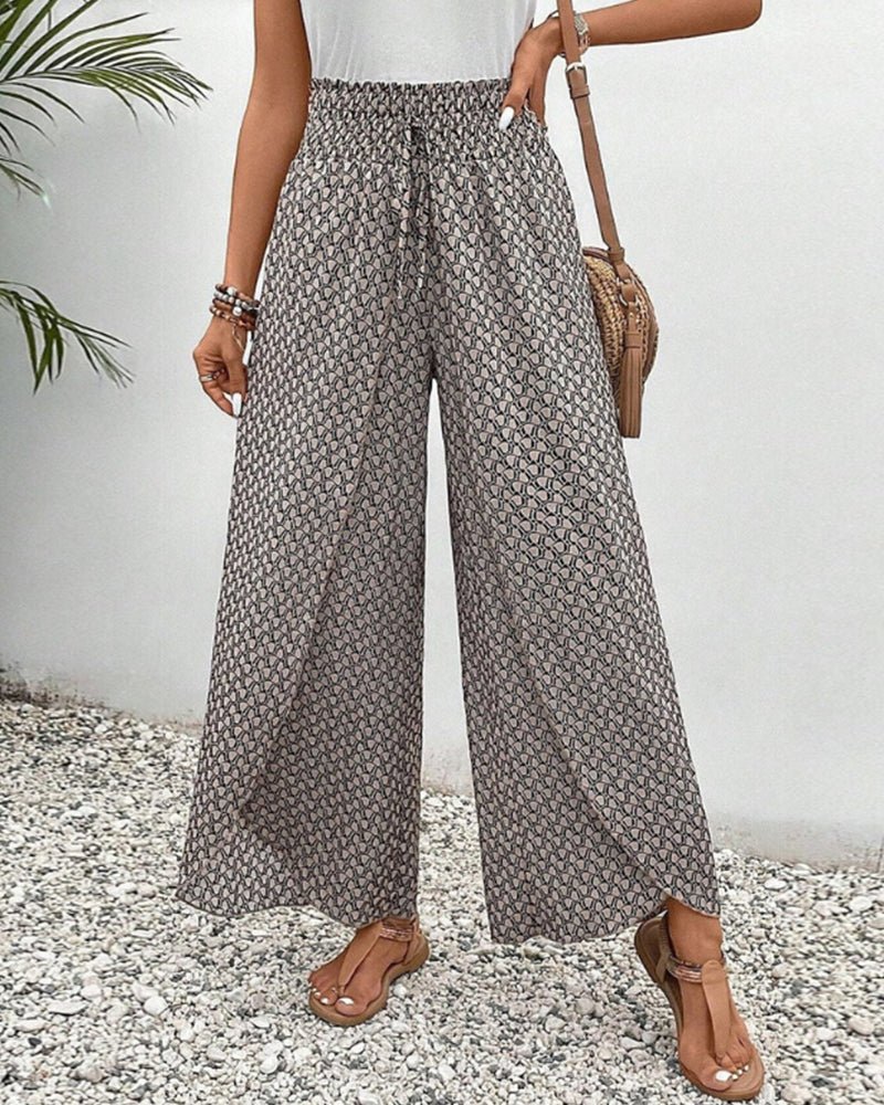 Flowing Printed Trousers | Stylish Comfort with Versatile Fit 0