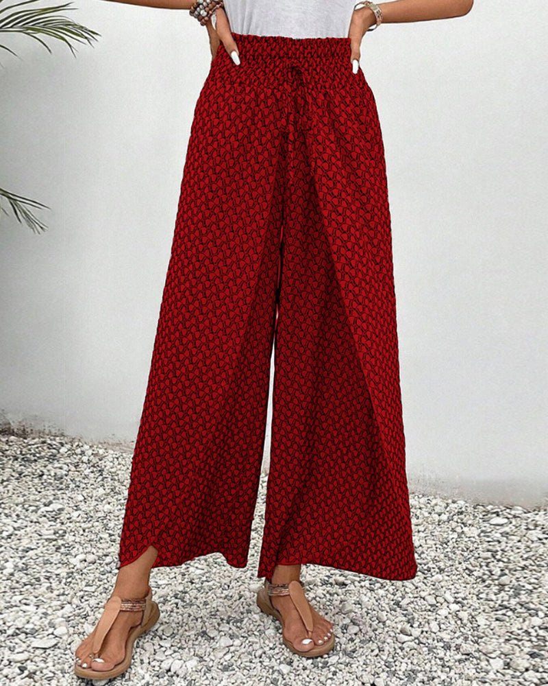 Flowing Printed Trousers | Stylish Comfort with Versatile Fit 6