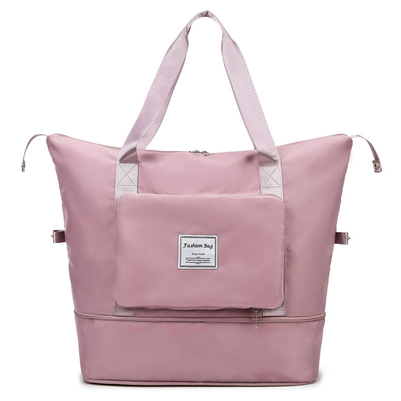 Foldable Waterproof Travel Bag | 40L Expandable Capacity with Pockets 2