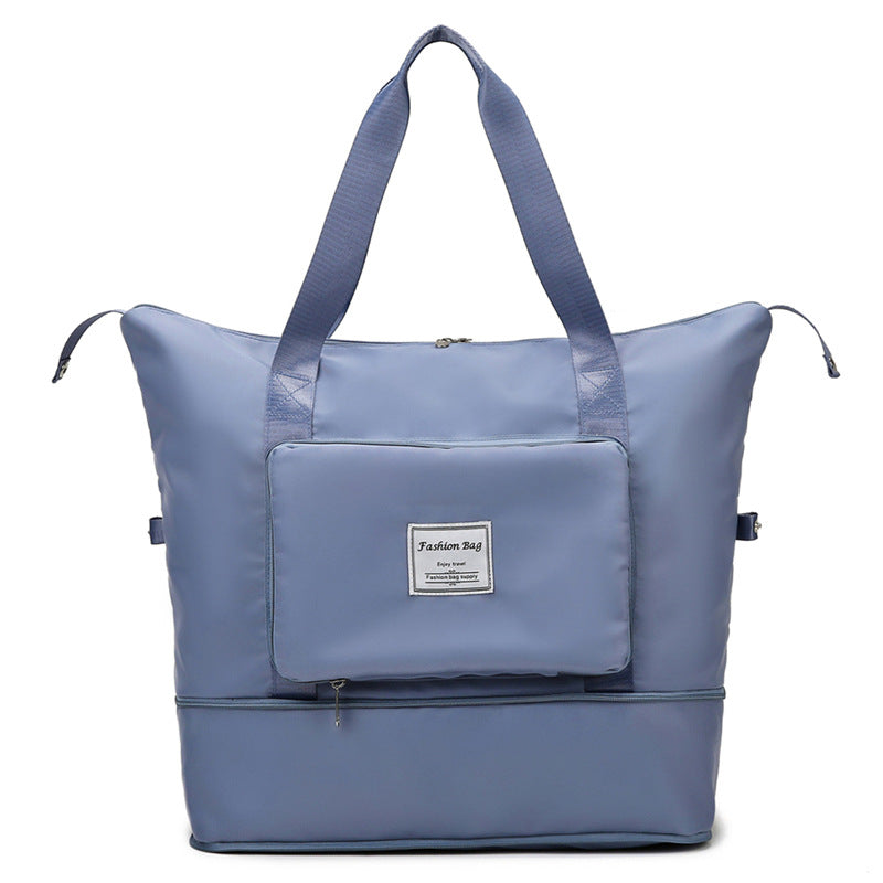 Foldable Waterproof Travel Bag | 40L Expandable Capacity with Pockets 3