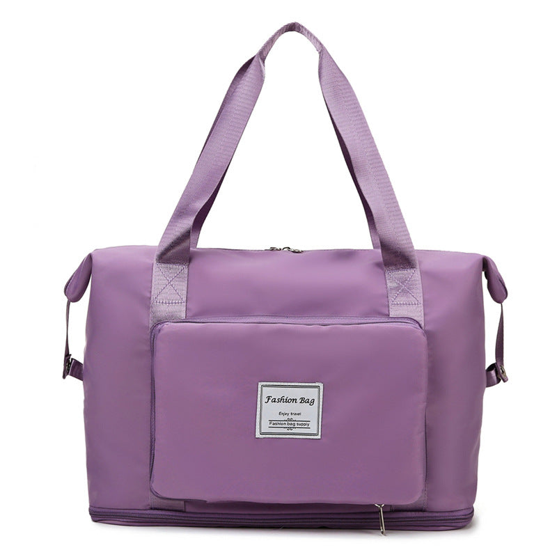 Foldable Waterproof Travel Bag | 40L Expandable Capacity with Pockets 6