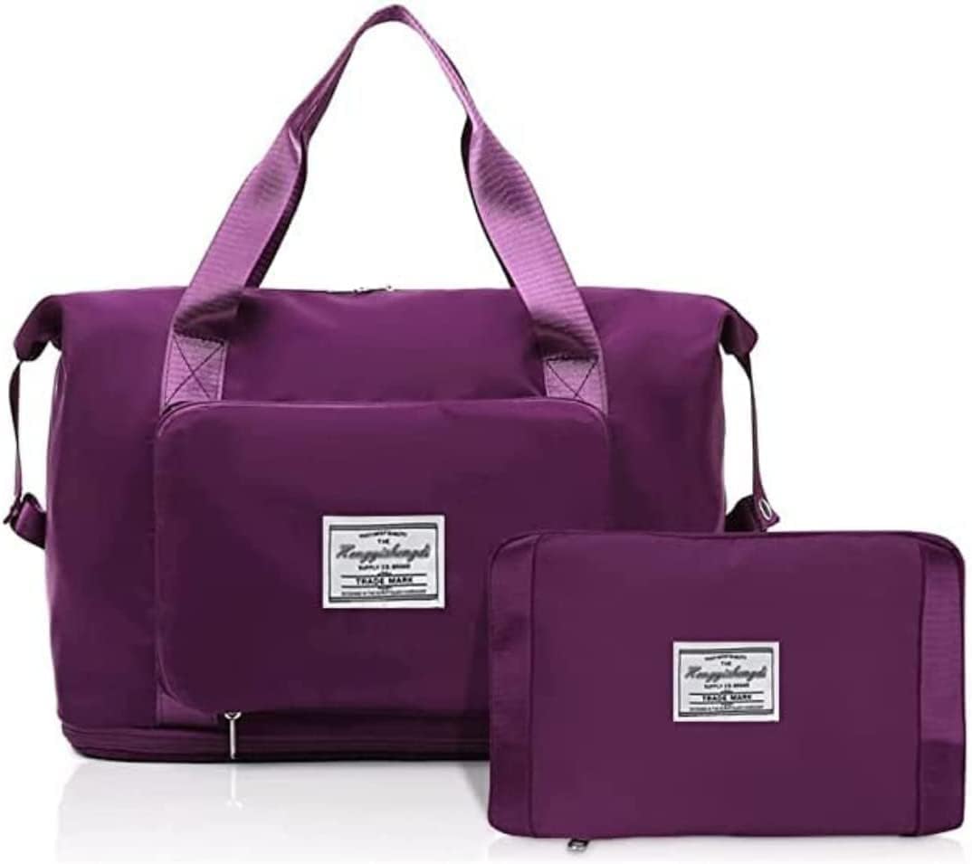 Foldable Waterproof Travel Bag | 40L Expandable Capacity with Pockets 8