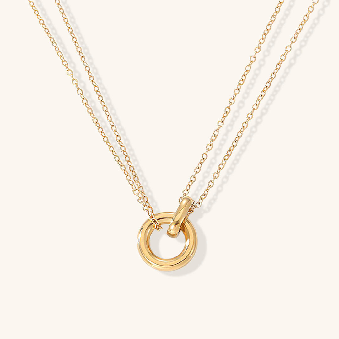 Gold Chain Necklace | Stylish 14k Gold-Plated Design with Extension 0