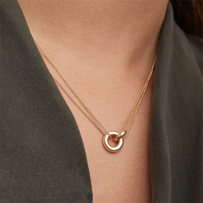 Gold Chain Necklace | Stylish 14k Gold-Plated Design with Extension 1