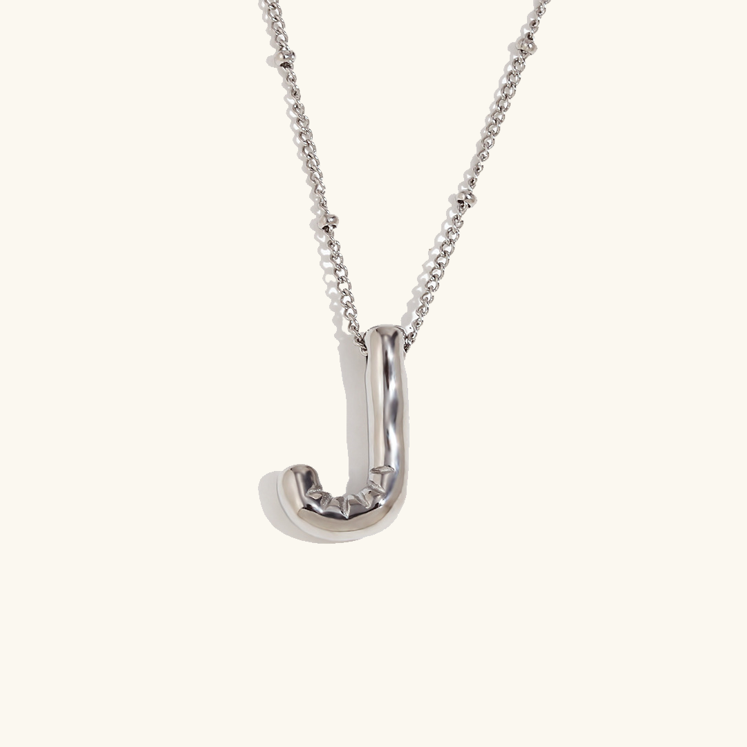 Gold Initial Necklace | 18k Gold-Plated Pendant with Hypoallergenic Design 23