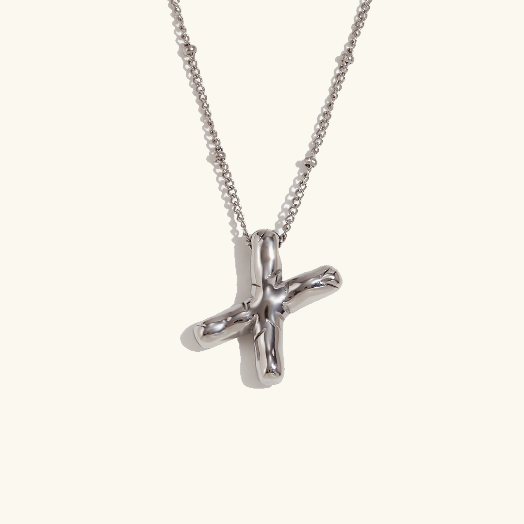 Gold Initial Necklace | 18k Gold-Plated Pendant with Hypoallergenic Design 45