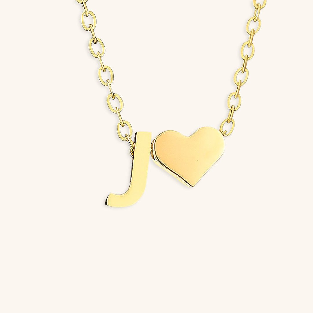 Gold Initial Necklace | Personalized Gold-Plated Stainless Steel for Unique Style 14