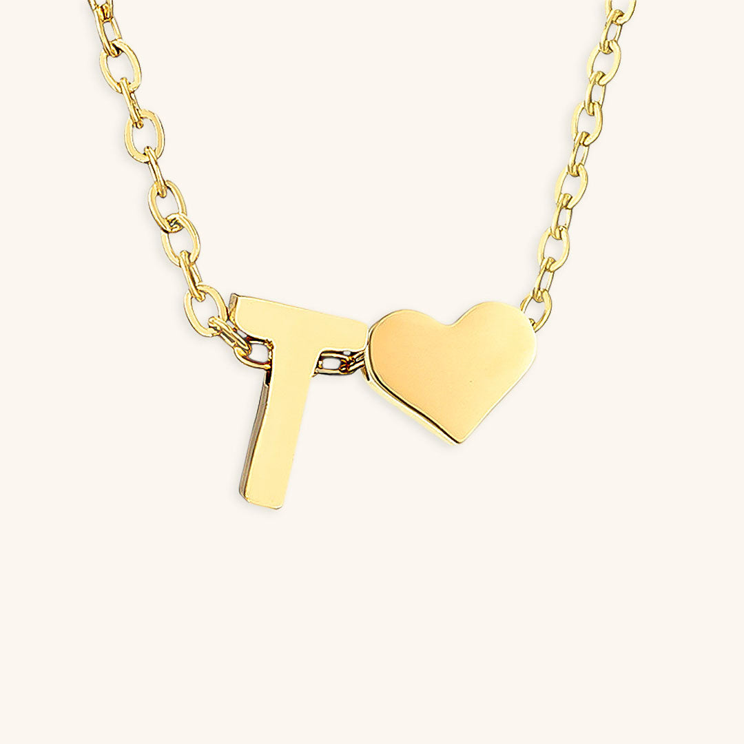 Gold Initial Necklace | Personalized Gold-Plated Stainless Steel for Unique Style 15