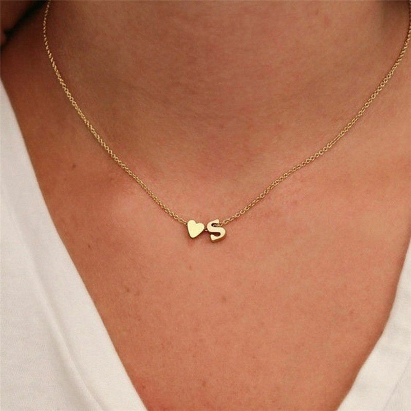 Gold Initial Necklace | Personalized Gold-Plated Stainless Steel for Unique Style 2