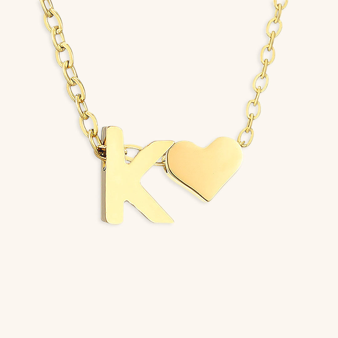 Gold Initial Necklace | Personalized Gold-Plated Stainless Steel for Unique Style 29