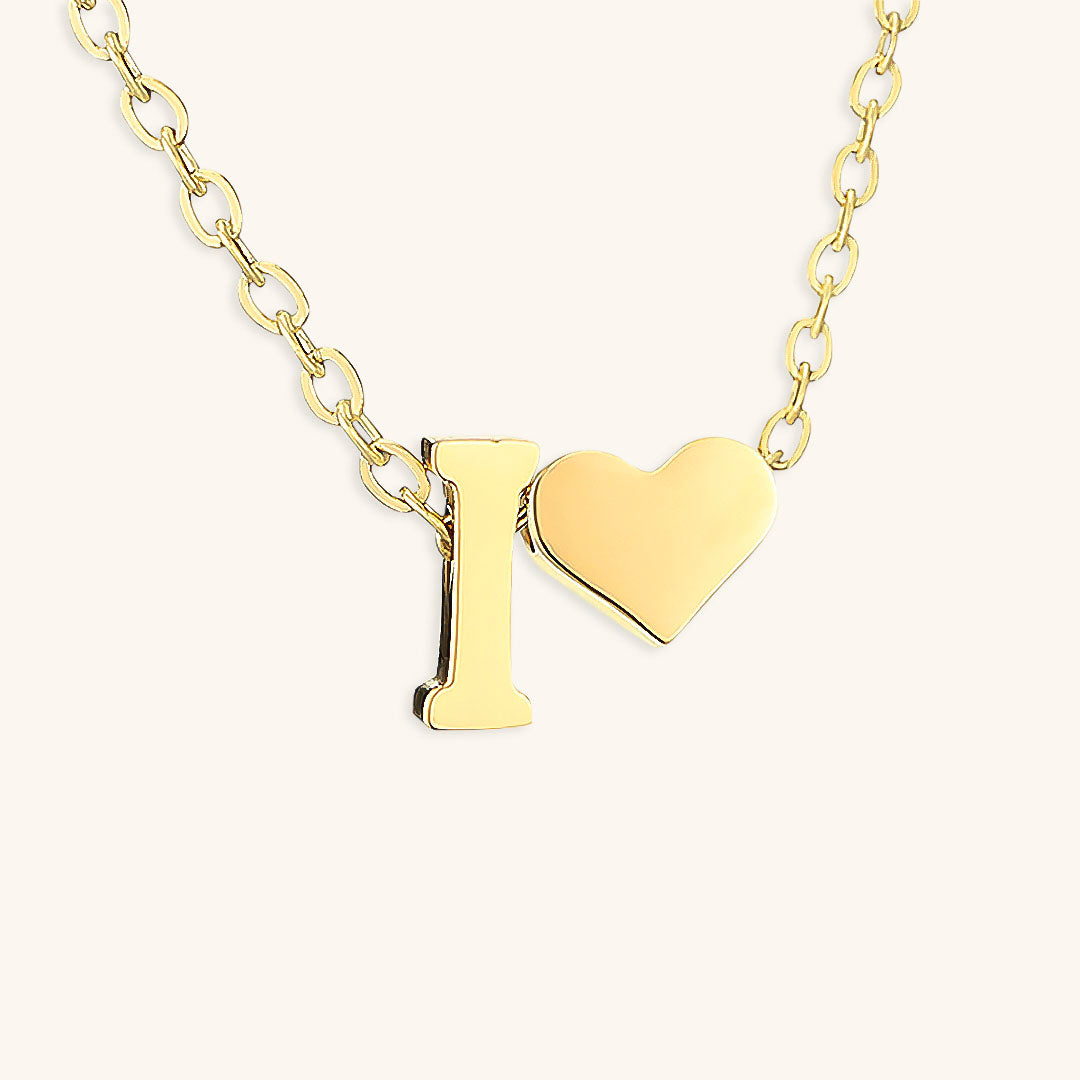Gold Initial Necklace | Personalized Gold-Plated Stainless Steel for Unique Style 35