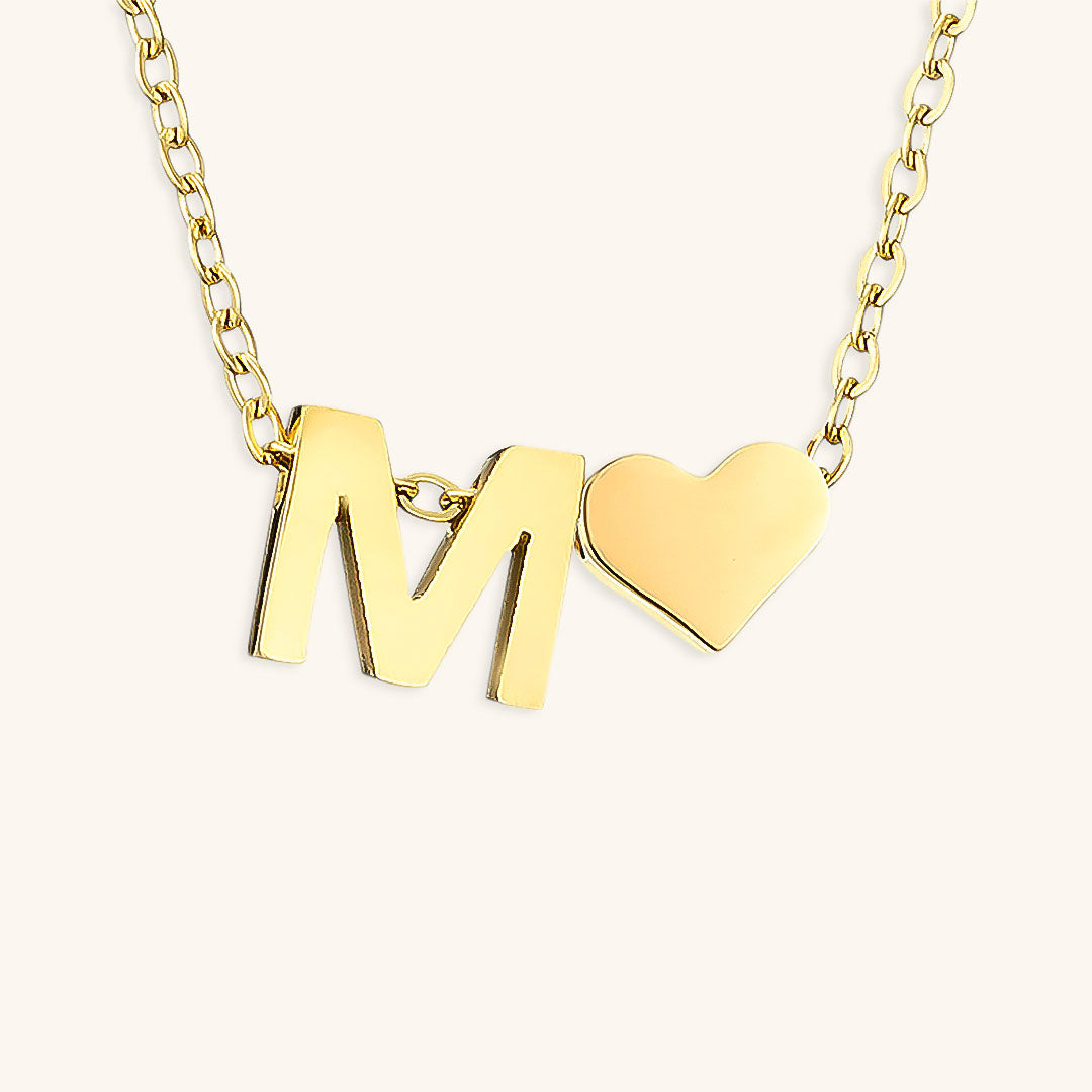 Gold Initial Necklace | Personalized Gold-Plated Stainless Steel for Unique Style 47