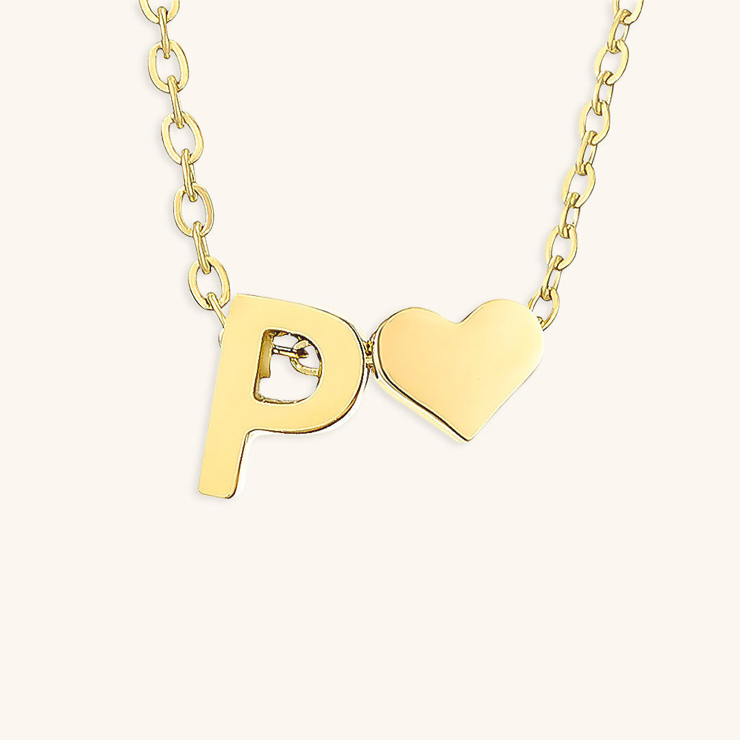 Gold Initial Necklace | Personalized Gold-Plated Stainless Steel for Unique Style 51