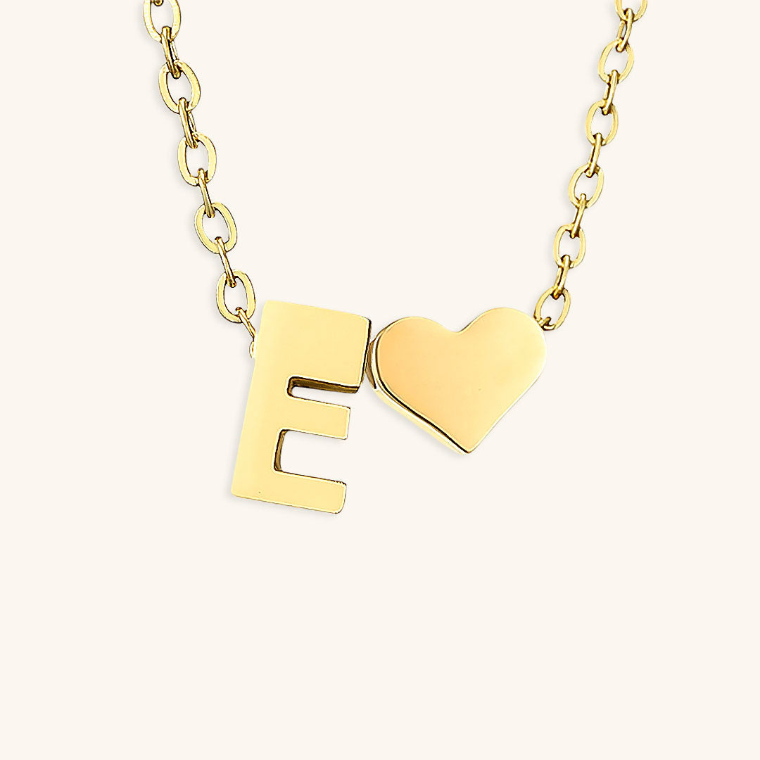 Gold Initial Necklace | Personalized Gold-Plated Stainless Steel for Unique Style 52