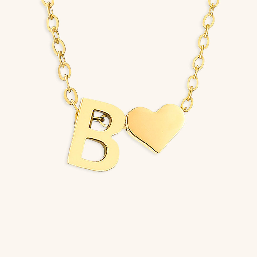 Gold Initial Necklace | Personalized Gold-Plated Stainless Steel for Unique Style 8