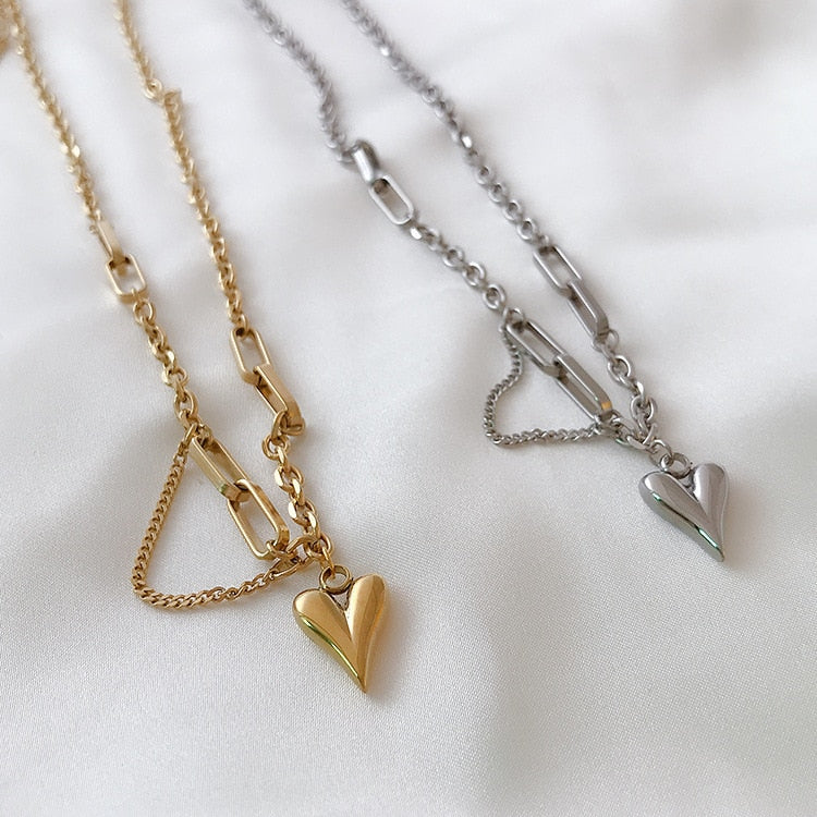 Gold Necklace | 18K Plated Brass with Adjustable 18-Inch Chain 2