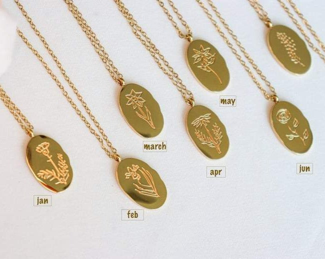 Gold Necklace | 18K Plated Stainless Steel Oval Coin with Extender 7