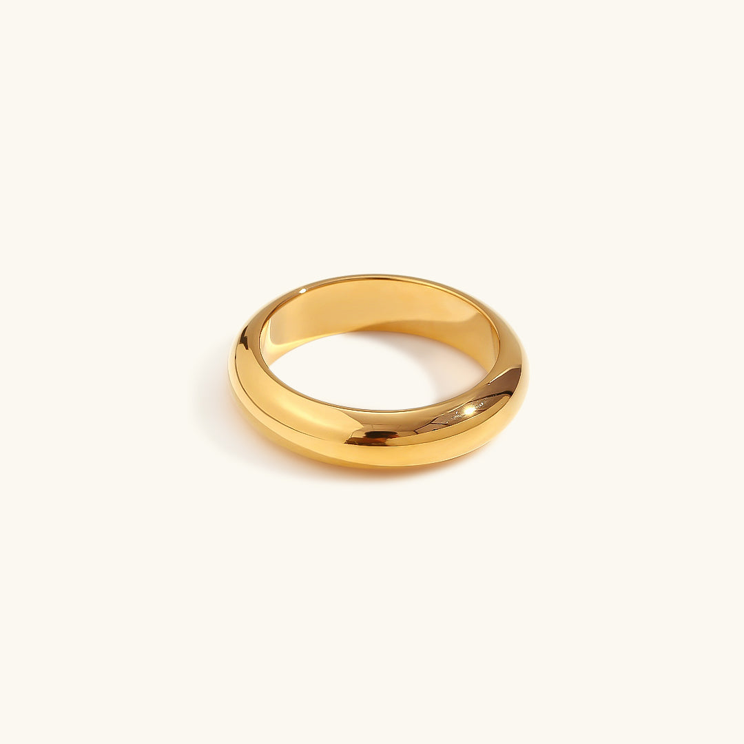 Gold Ring | Waterproof 18K Gold with Minimalist Design 0