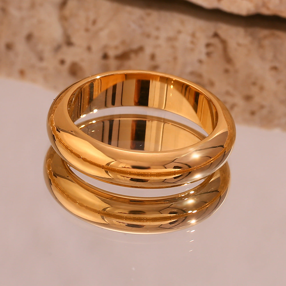 Gold Ring | Waterproof 18K Gold with Minimalist Design 4