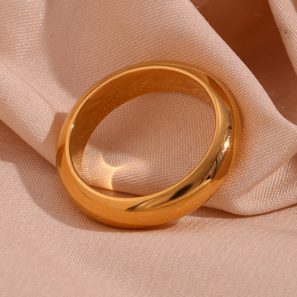 Gold Ring | Waterproof 18K Gold with Minimalist Design 6